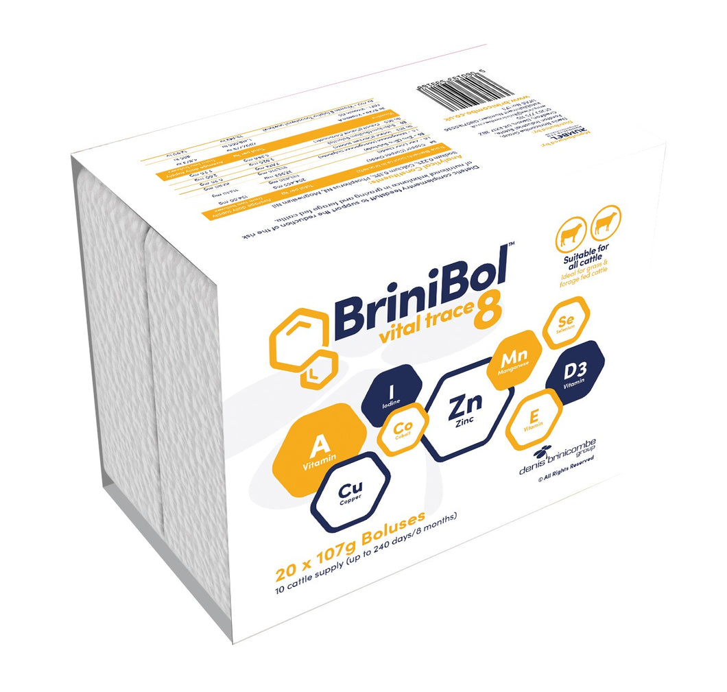 Brinibol Vital Trace  8 (20 boluses/10 cows)