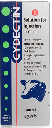 Cydectin 1% Injection 500ml