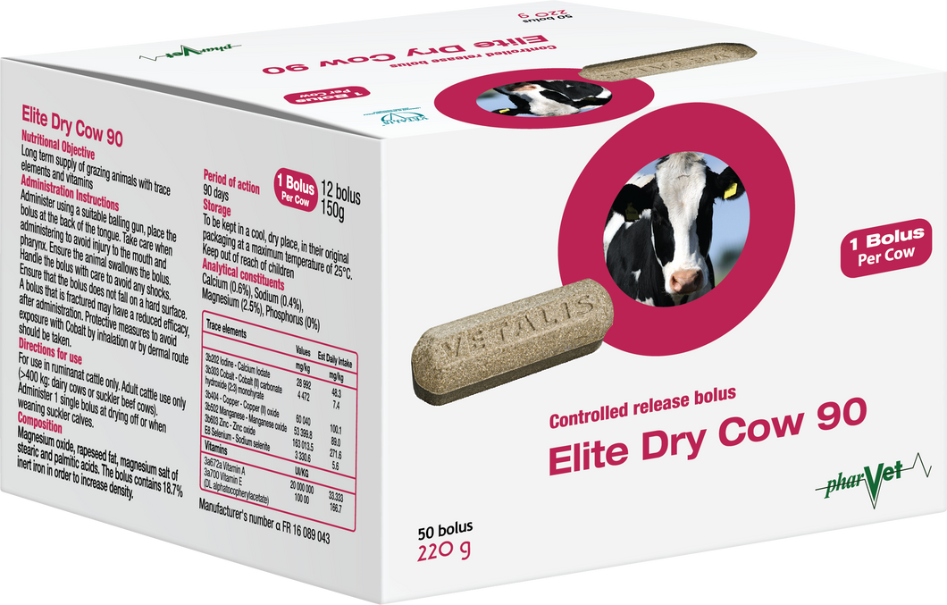 Elite Dry cow bolus 90