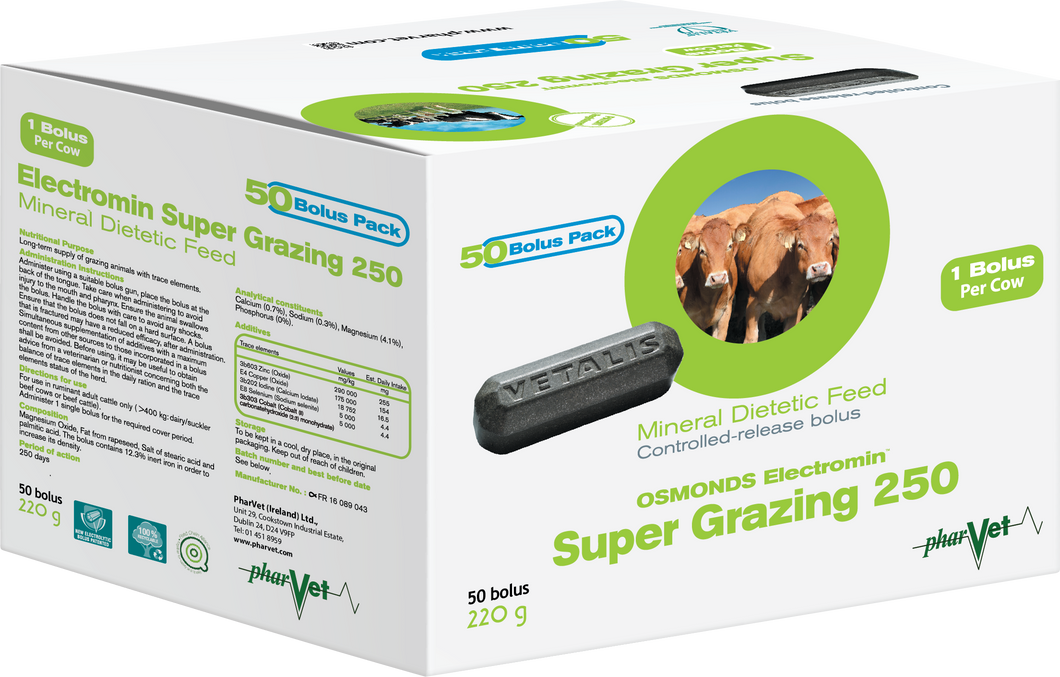 Super grazing bolus 250